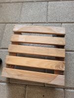 Holz Rollbrett mit Rollen 30x30 cm für Pflanzkübel