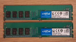 Crucial RAM 16GB (2×8GB) DDR4-2133 UDIMM Desktop