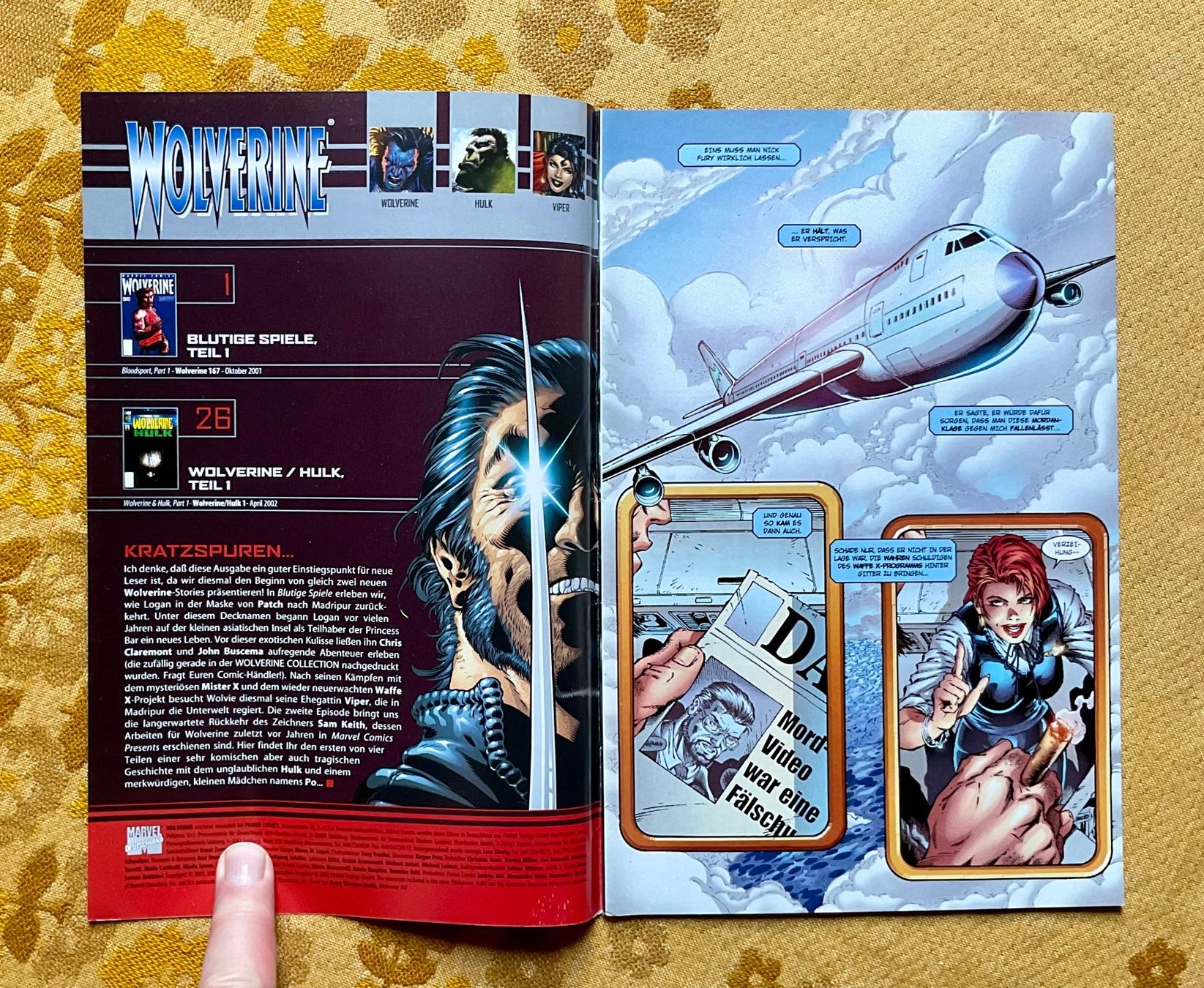 Comics: Wolverine Heft Nr 62 von 2002 – Gebraucht aus Endingen von nathan05 1