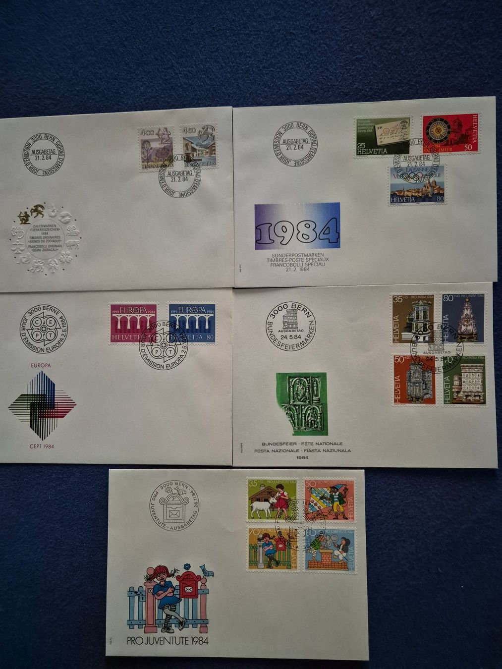 Tous les timbres: Ersttagsbriefe CH – D'occasion à Steinhausen par Scrashel