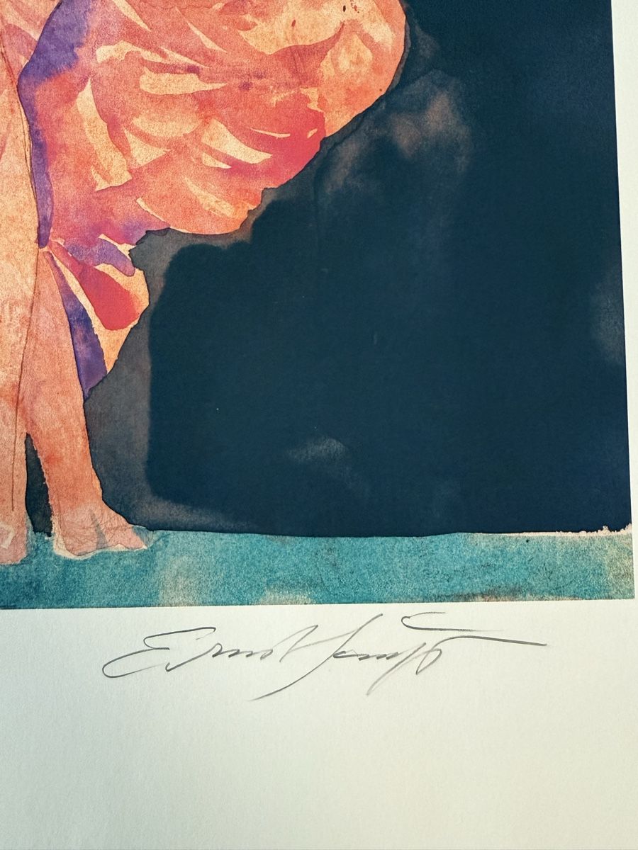 Grafica & Litografie: Ernst Fuchs - "Tänzerin" - Farblithographie  – Usato da Solothurn venduto da NUVICO 2