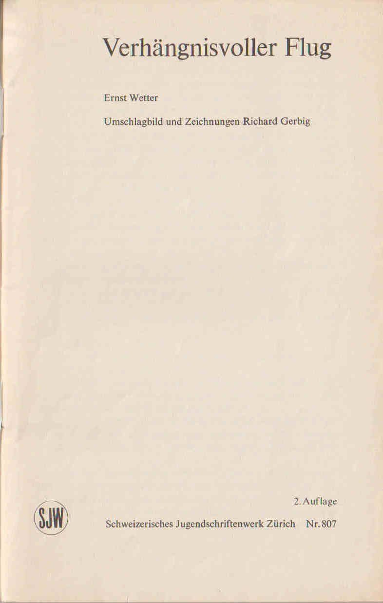 Libri: SJW- Heft / Nr 807 – Usato da Pfäffikon ZH venduto da moswey6 1