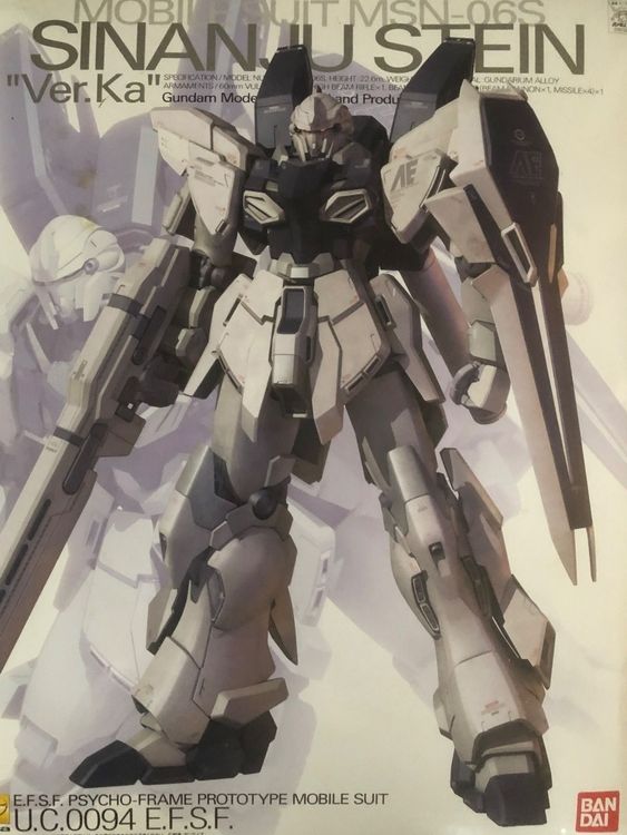 BANDAI] MÔ HÌNH MG 1/100 Sinanju Stein (Narraive Ver.) Ver.Ka ĐỒ CHƠI