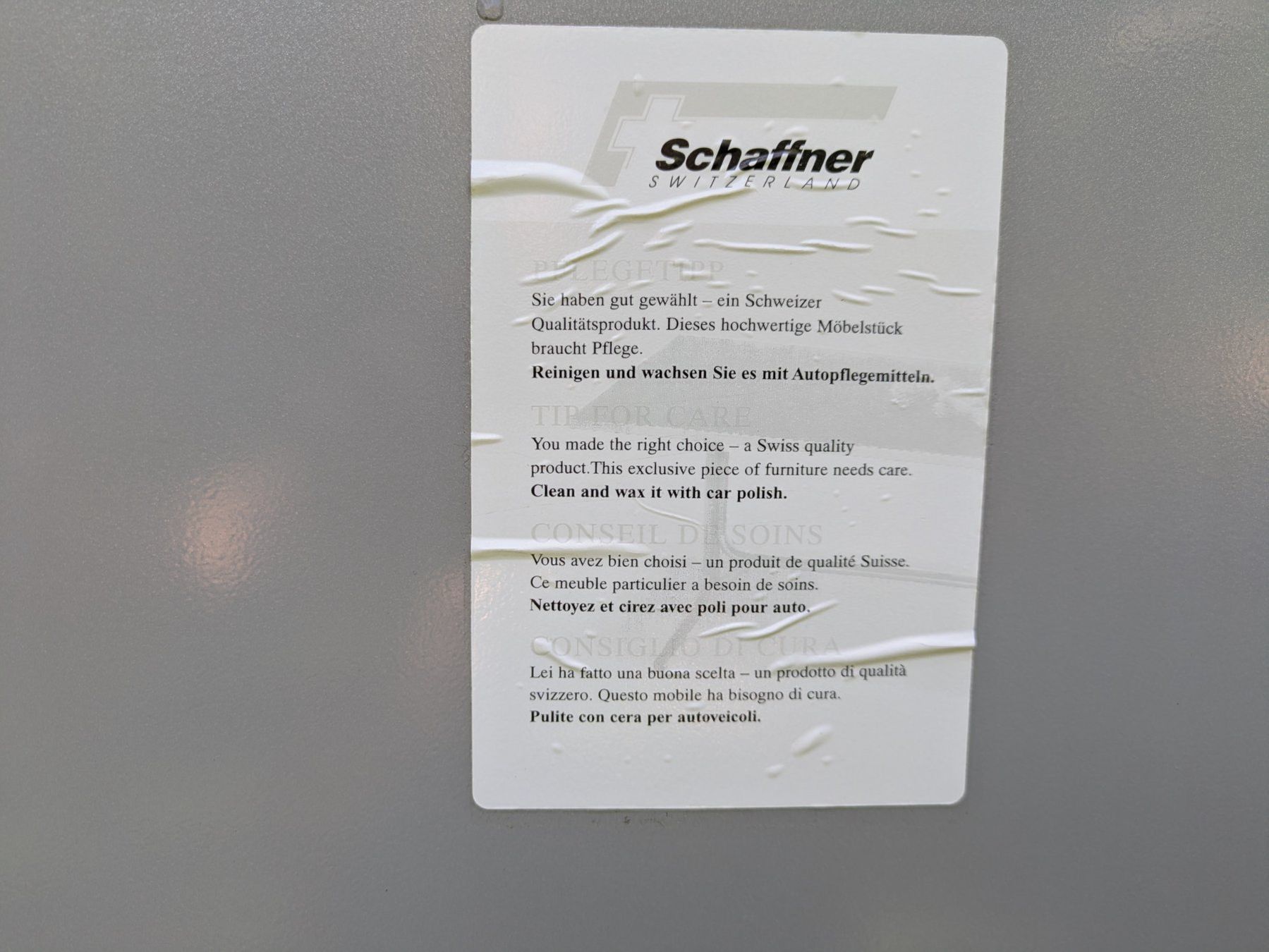 Schaffner Tavoli: Schaffner Metalltisch 80 x 140 – Usato da Meilen venduto da Pubertier68 4