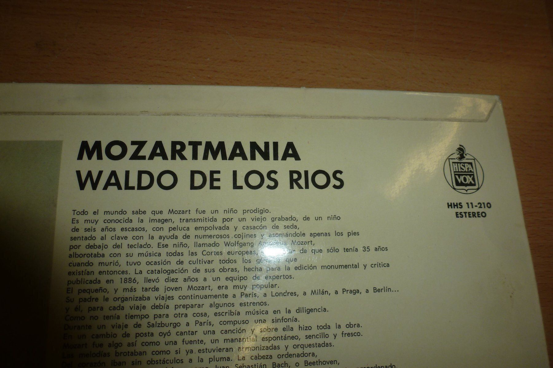 Schallplatten: WALDO DE LOS RIOS Mozartmania lp – Gebraucht aus Emmen von newcar4you 6