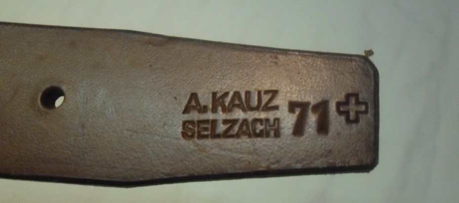Schweizer Armee Gürtel: Ceinturon 120 cm , 1971 – Gebraucht aus Büren SO von omsa 2