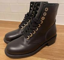 Bottines Sandro noires en cuir, taille 37