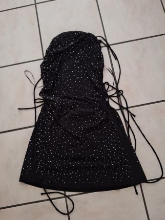 Minikleid "BERSKHA", schwarz, Grösse M / Neuwertig