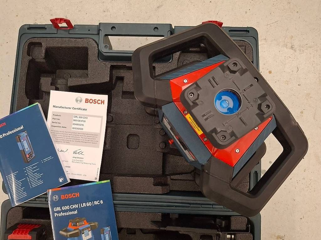 Bosch Misurare: BOSCH Baulaser Set: GRL600CHV / LR60 / RC6 – Usato da Kreuzlingen venduto da arh02 4