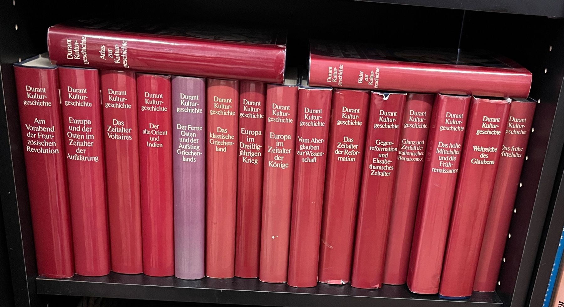 Libri: Durant Kulturgeschichte Buchreihe – Usato da Stetten AG venduto da Brissago25