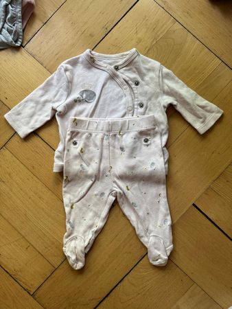 Baby Newborn Set Hose und Wickel-Shirt langarm Gr 50