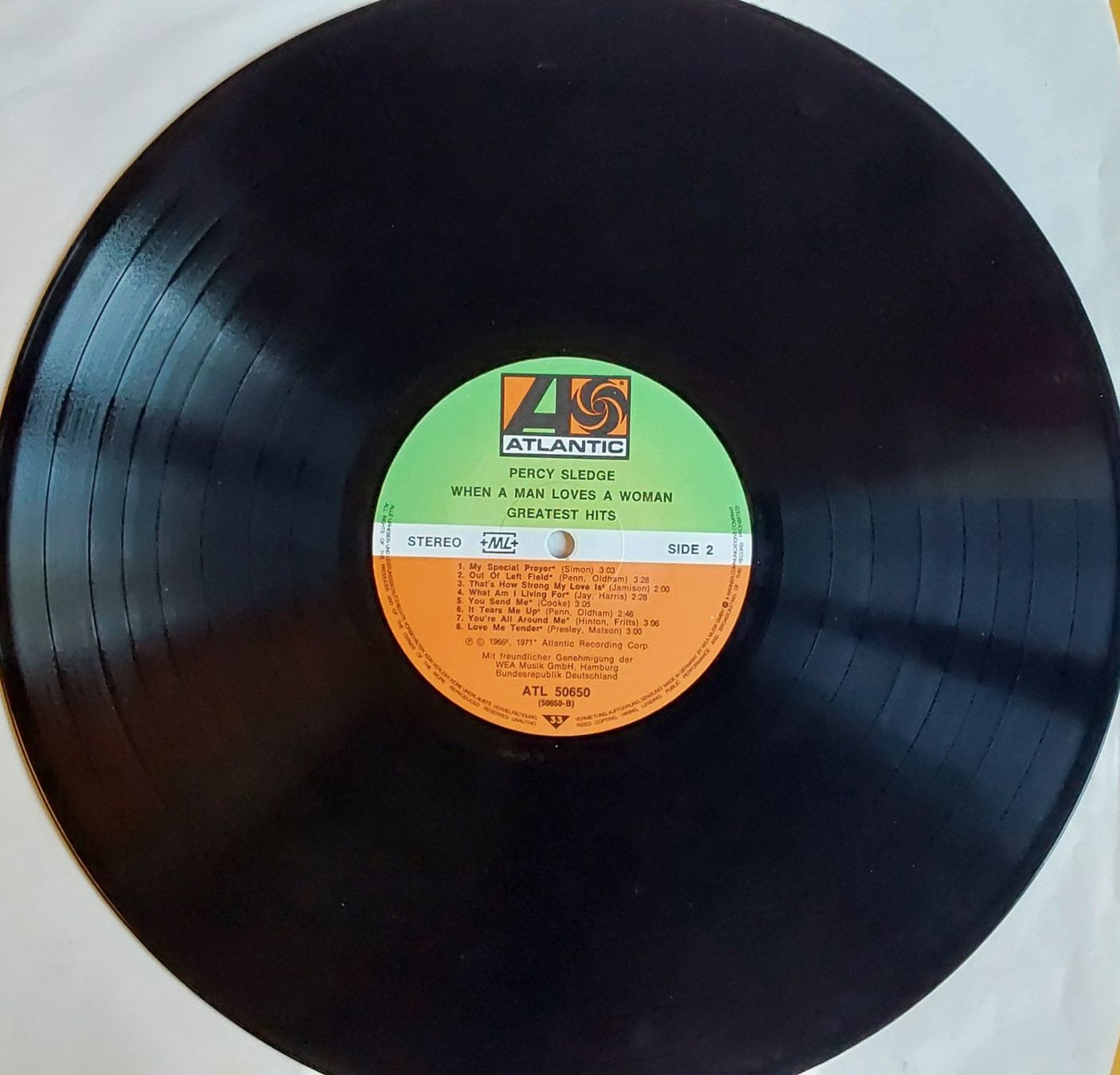 Dischi in vinile: Vinyl LP - Percy Sledge - Greatest Hits - Suisse – Usato da Villeret venduto da Fil11 3