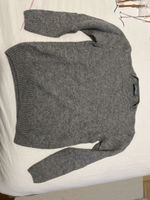 Maglione 106 cm Made in Italy lana cashmere grigio