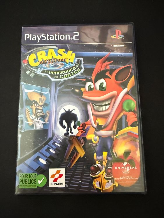 Crash Bandicoot – La Vengeance de Cortex Platinum PS2 (D'occasion) à
