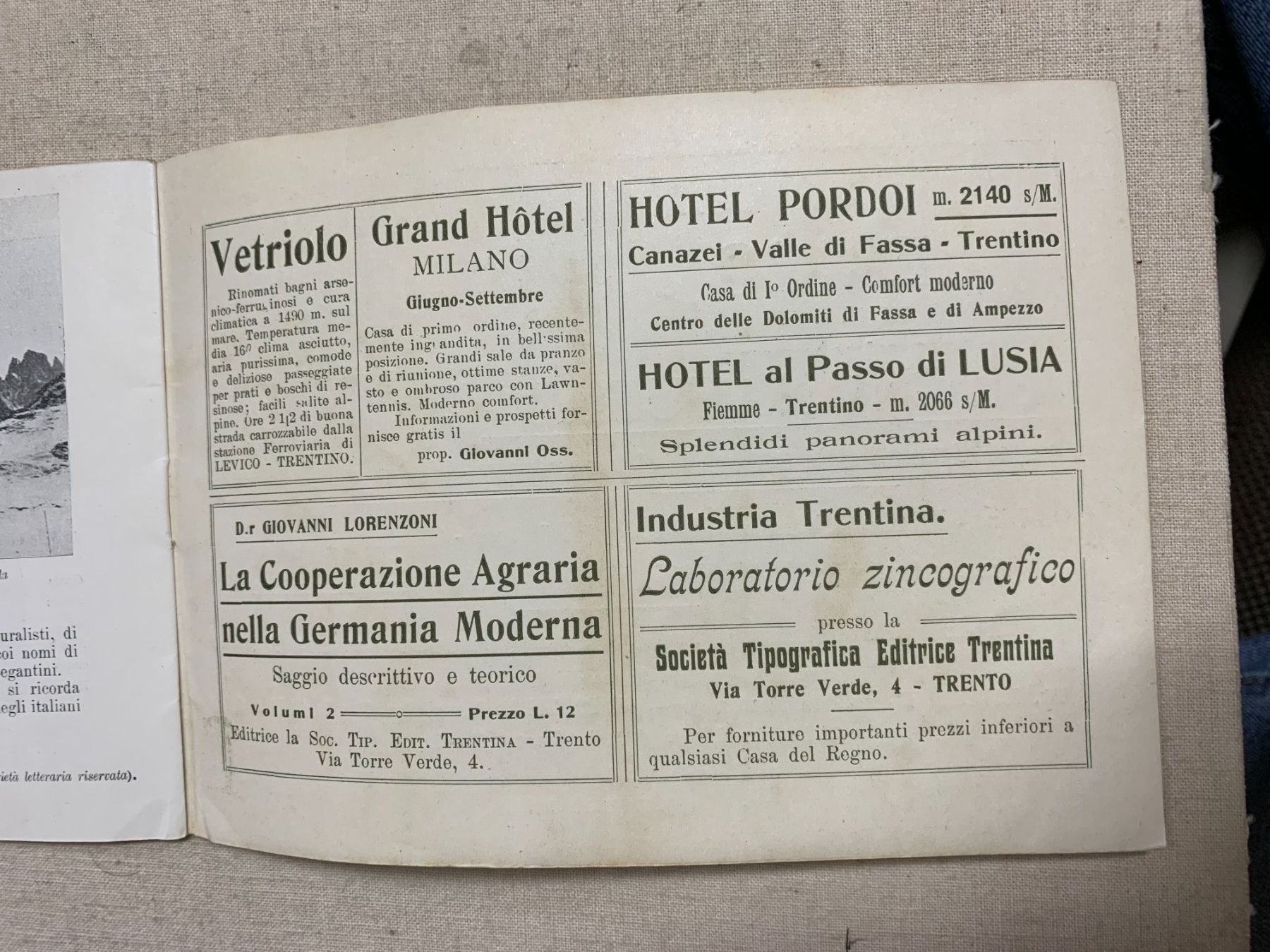 Cartoline postali: Trentino – Usato da Sorengo venduto da 74in 3