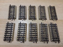 Märklin 10 x 5129 Gerades gleis M H0