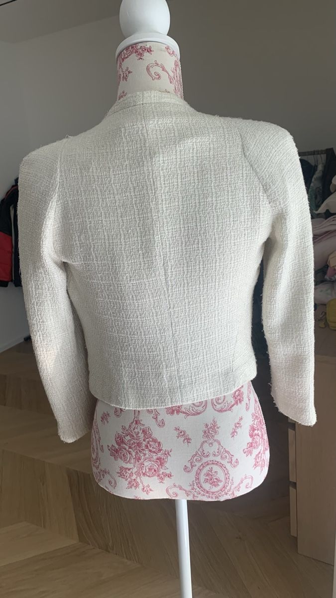 Mango Giacche: MANGO ecru tweed jacket XS/34 – Usato da Zürich venduto da Angela_Fashion_Lover 3