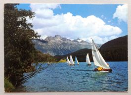 Segelschiffe auf dem St. Moritzersee