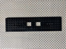 Lego Eisenbahn Platte Grundplatte schwarz