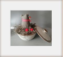Zuckerdose von Langenthal mit Betonschwein
