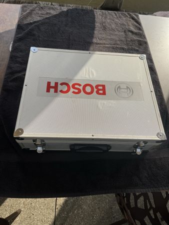 Bosch Werkzeugkoffer Aluminium leer mit Schaumstoff Einlage
