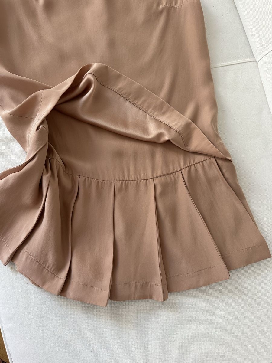 Ermanno Scervino Vestiti: Ermanno Scervino Kleid Beige Seide Grösse 40 – Usato da Zollikon venduto da _M65_ 4