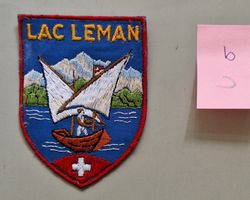 39b/ LAC LEMAN  Badge Wappen Aufnäher St.Gallen Stickerei