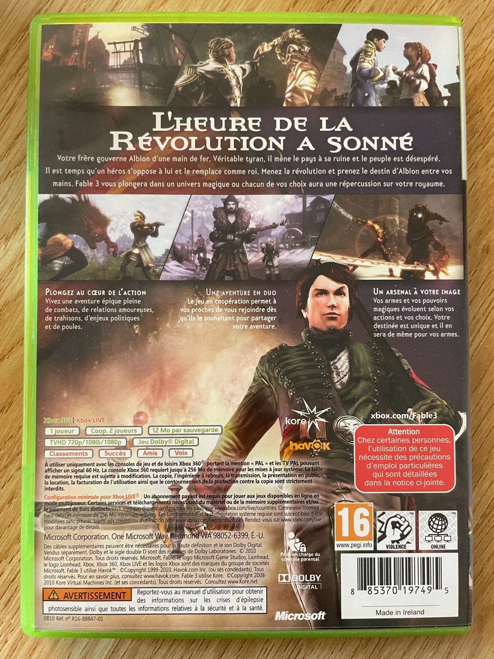 Spiele: Fable III XBOX360 – Gebraucht aus Prilly von Ezareth 1