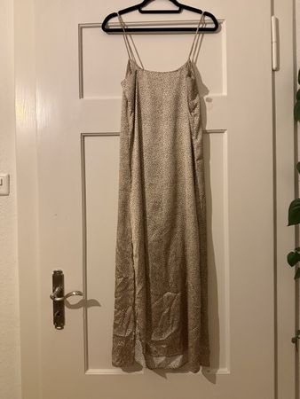 MNG Dress spotted pattern size S with straps