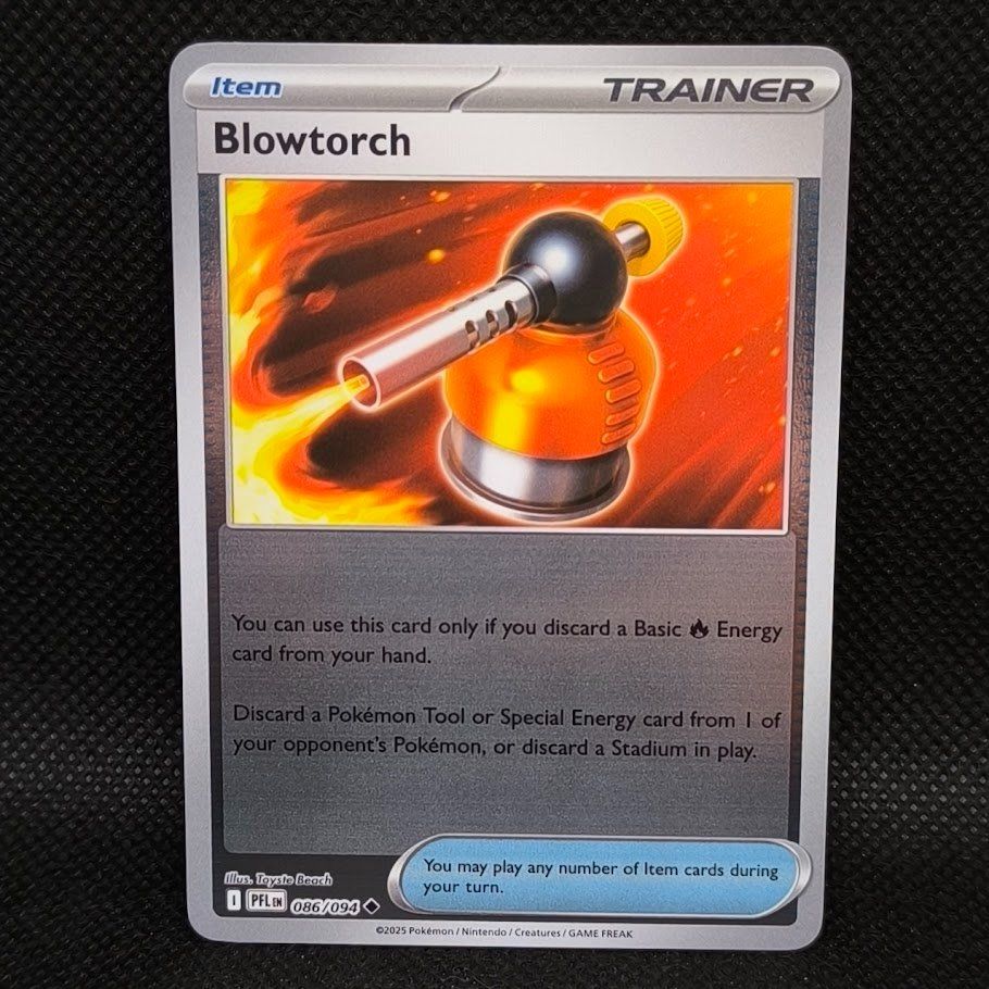 Pokémon Sammelbilder & Trading cards: Blowtorch - Reverse Holo - PFL - 086/094 - EN – Gebraucht aus Ballwil von Lutadorx