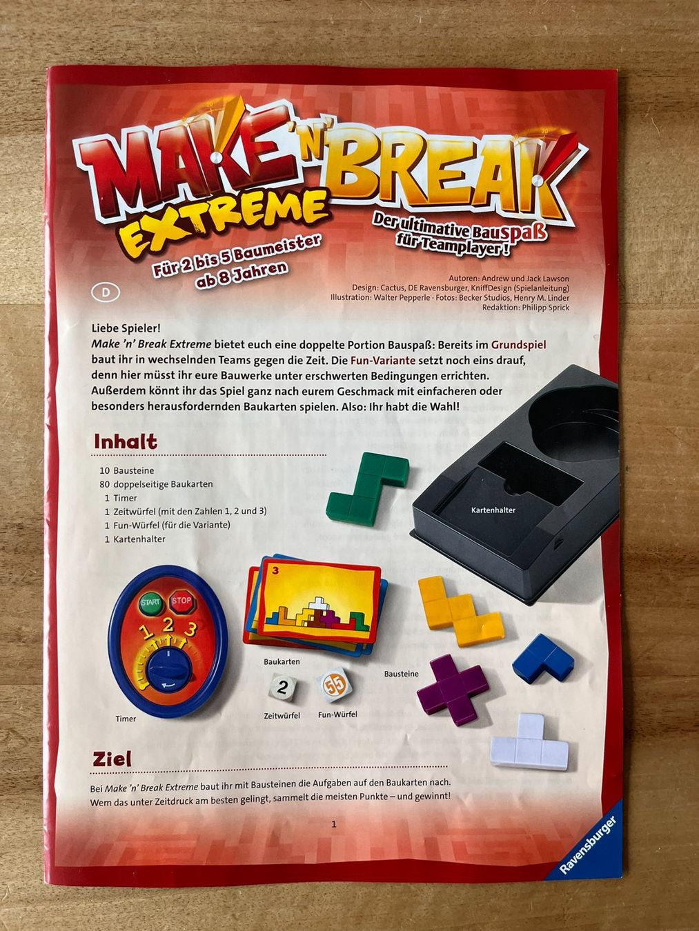 Ravensburger Jeux: Gesellschaftsspiel "Make n' Breake EXTREME" – D'occasion à Luzern par Patrick_e 2