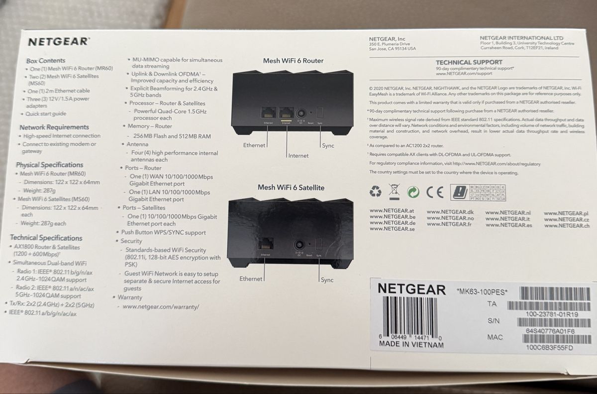 Netgear Modem & Router: Nighthawk Mesh Wifi 6 system  – Usato da Clarens venduto da Gabi0062 3