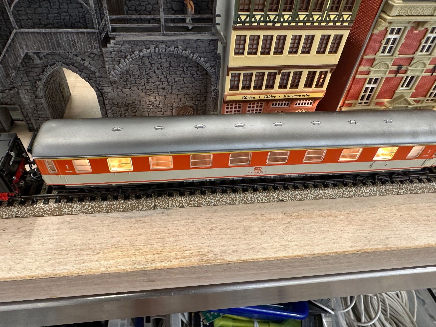 Märklin Modelleisenbahnen: Märklin 3084 DB BR 50 Personenzug – Gebraucht aus Lupsingen von New-Haven 2