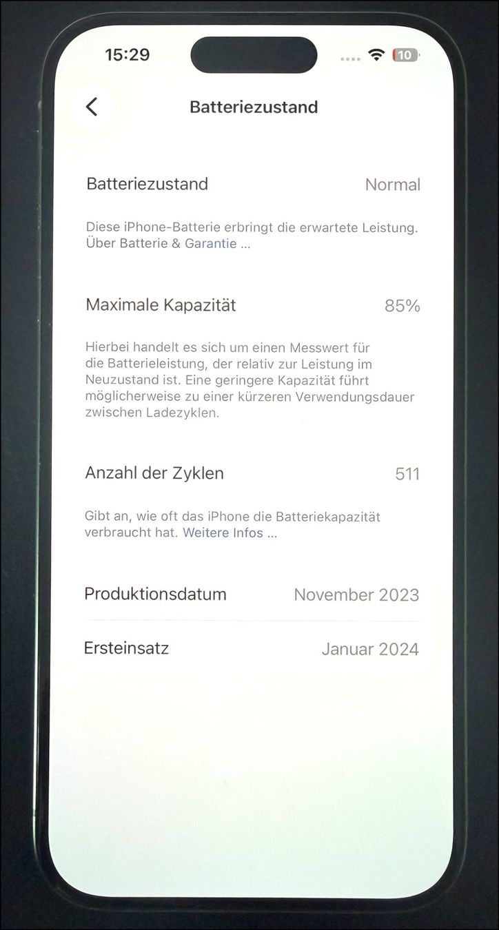 Apple Portables: apple iPhone 15 Pro 256GB – D'occasion à Magden par edelblech 6