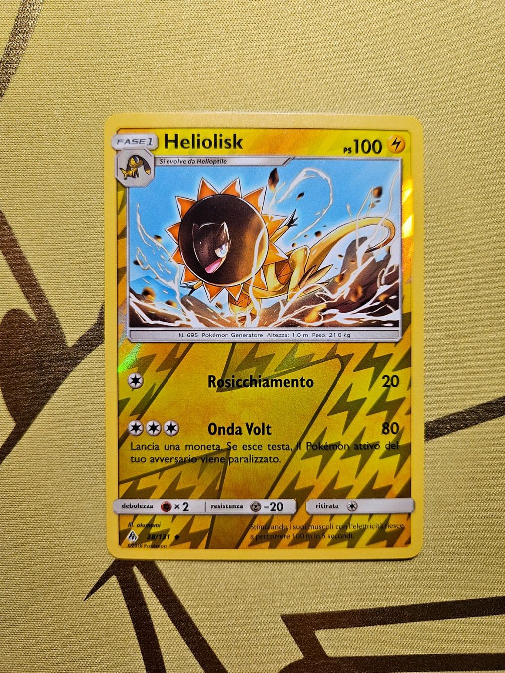 Pokémon Carte collezionabili: Forbidden Light - Heliolisk – Usato da Bellinzona venduto da Pokemarco