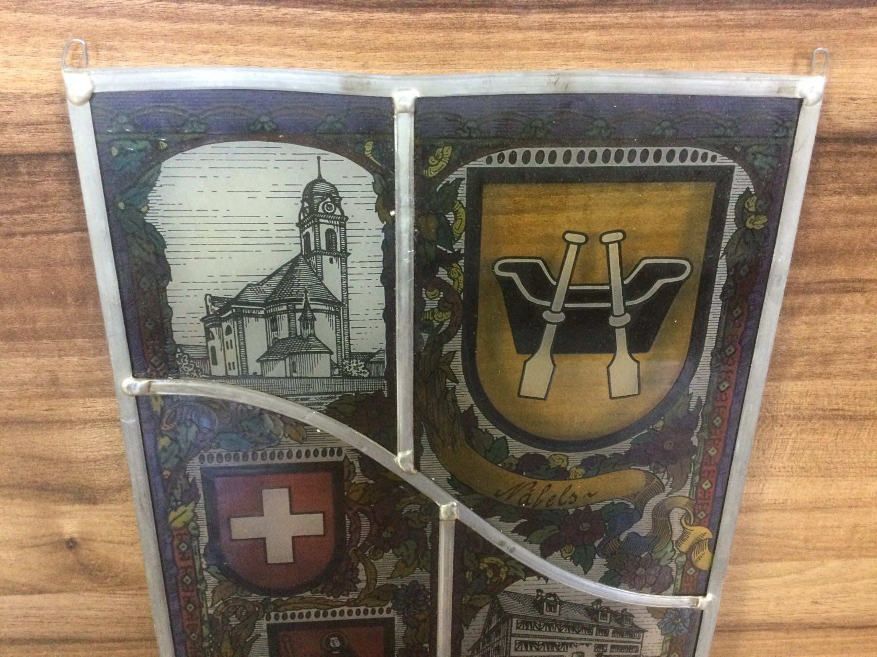 Altro in Antiquarato & Arte: Gebrauchte Wappenscheibe Näfels Kirche Kanton Glarus – Usato da Wangen SZ venduto da kuriosum12 1