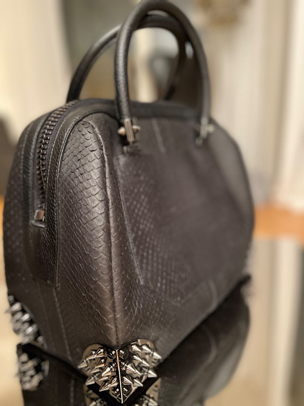 Philipp Plein Taschen für Damen: PHILIPP PLEIN Python Bag in Black! NEU! Storepreis 3800 Euro – Neu (gemäss Beschreibung) aus Richterswil von wahopp 5