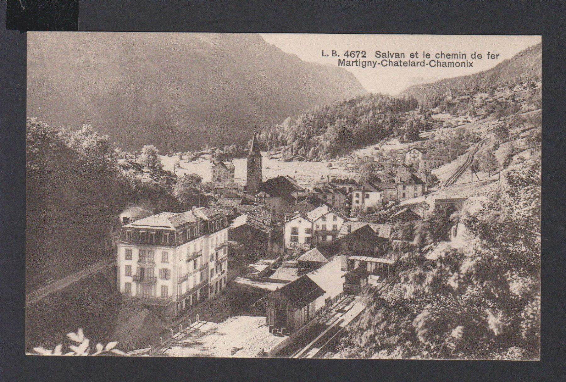 Cartoline postali: Salvan et le chemin de fer Martigny-Chatelard-Chamonix  VS – Usato da Vitznau venduto da Ropaku