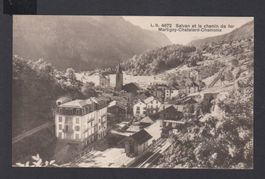 Salvan et le chemin de fer Martigny-Chatelard-Chamonix  VS