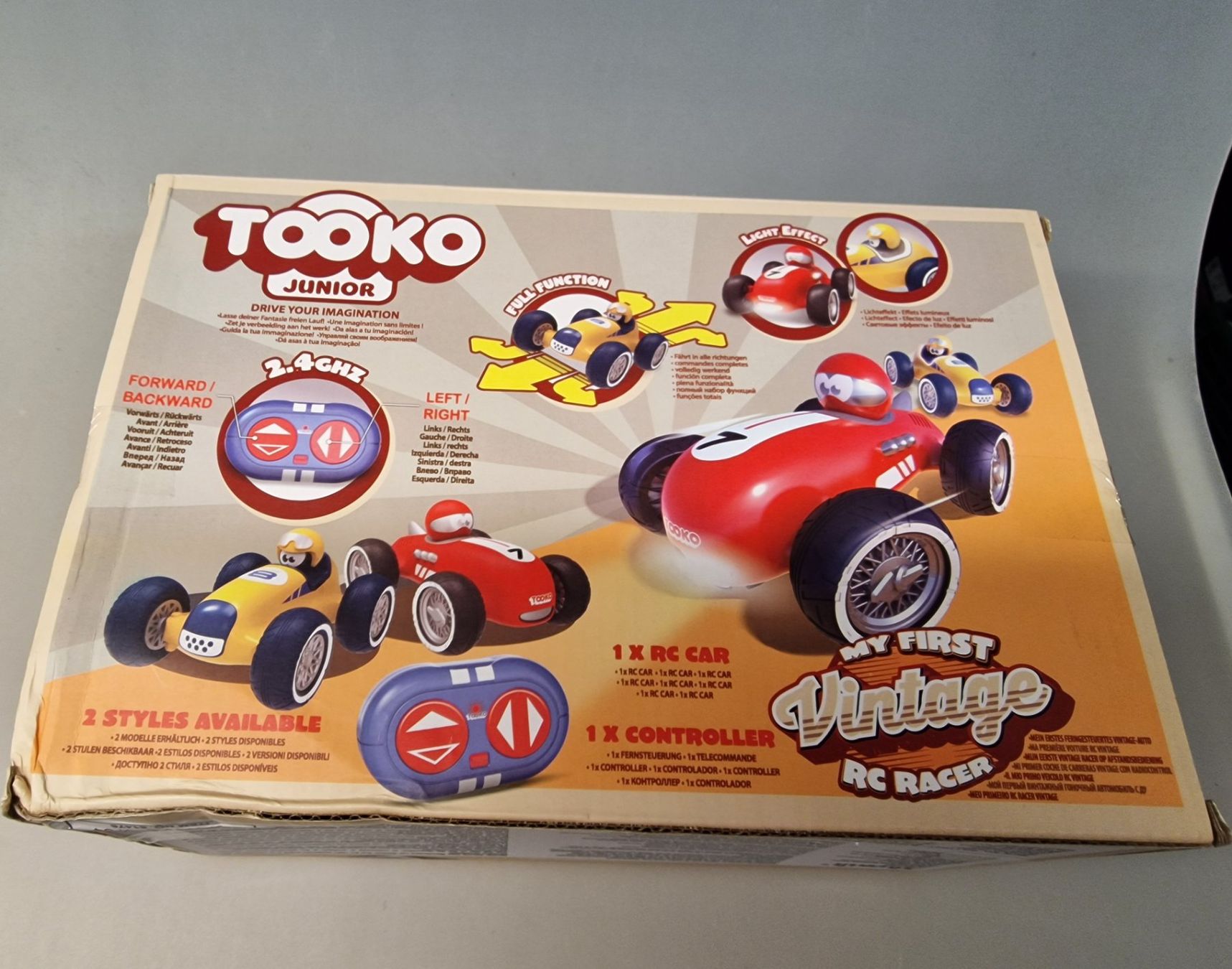Spielzeuge: TOOKO Junior RC Rennauto Vintage Retro Neu – Neu und originalverpackt aus Oberuzwil von aseinkaufswelt 1