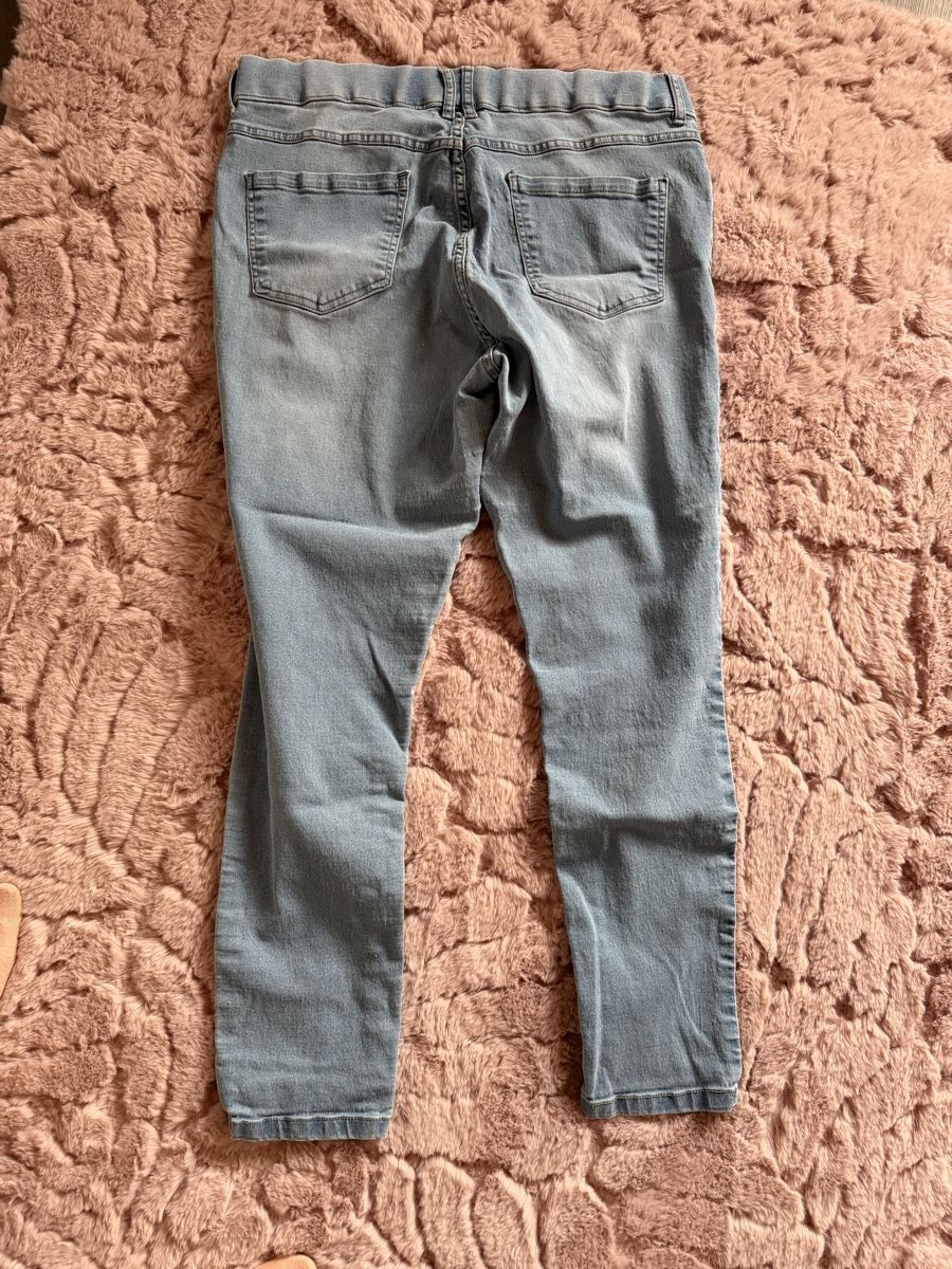 Jeans: Maxi Blue Jeans, Grösse 50, Damenjeans – Usato da Mosnang venduto da Dojajolele 1