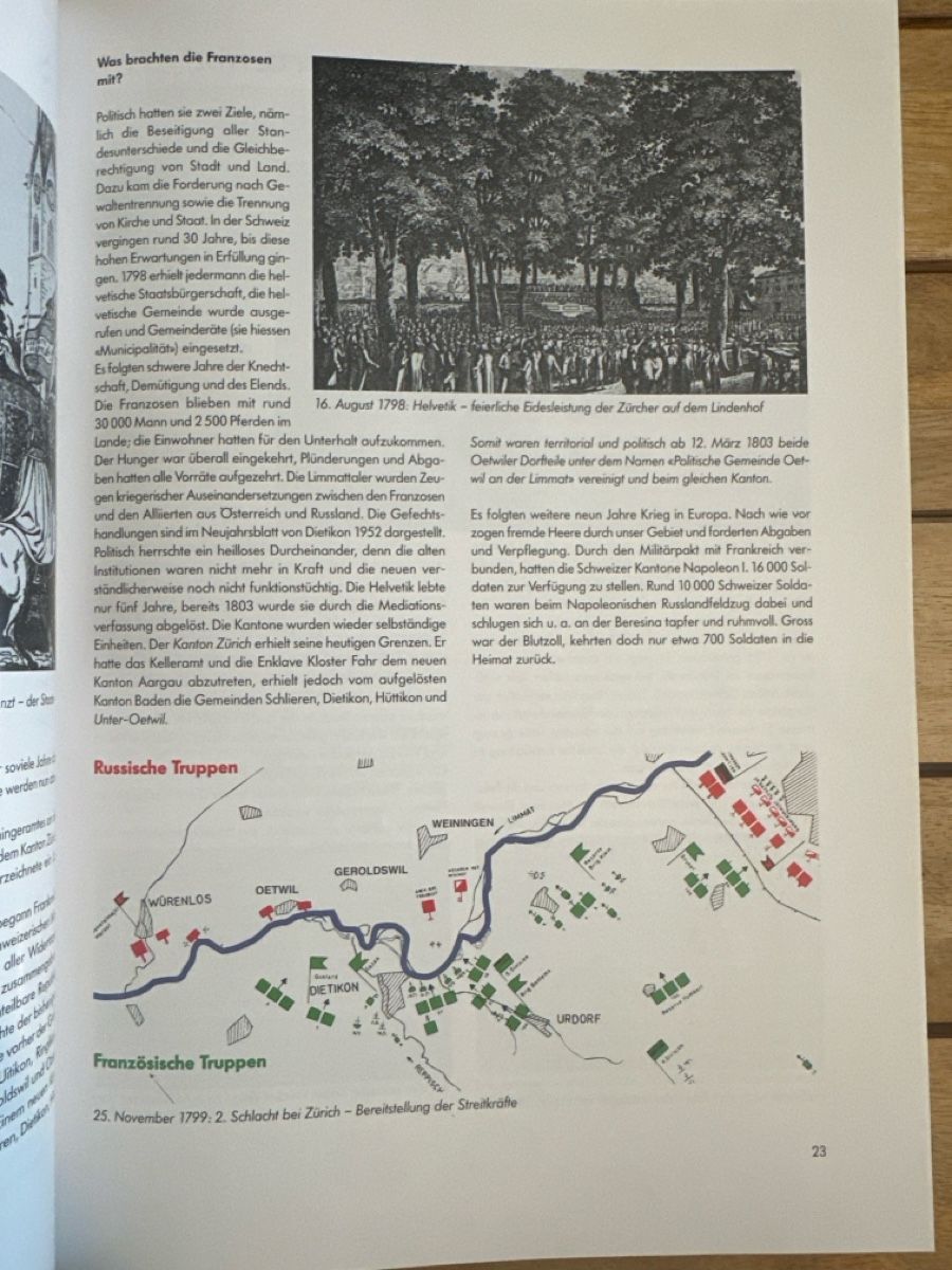 Libri: Zwei Weiler - Ein Dorf, Oetwil a.d.L. – Nuovo (secondo la descrizione) da Hinteregg venduto da JLTV1 2