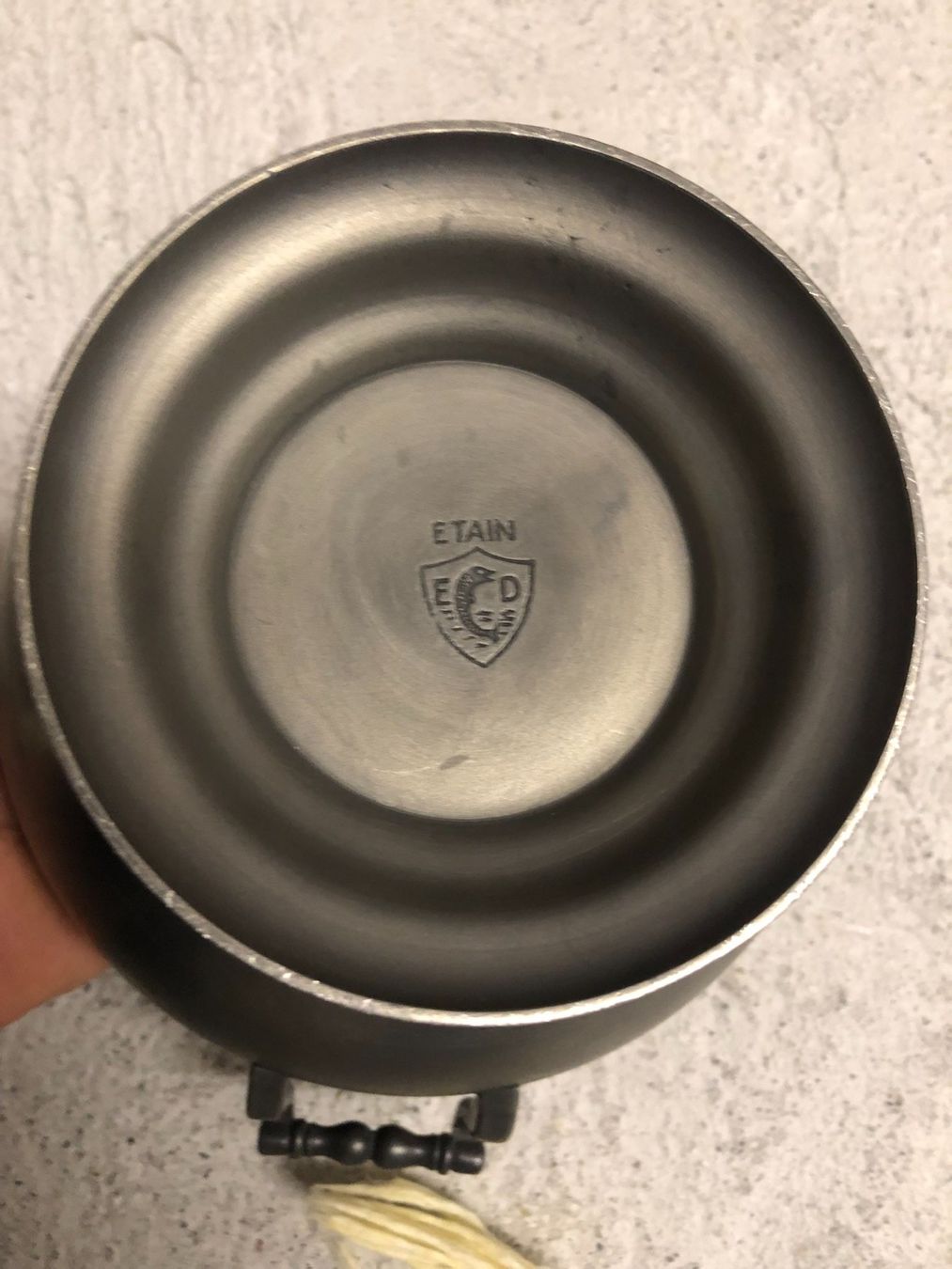 Ciotole: Zinnschüssel mit Deckel – Usato da Samstagern venduto da TAAF 1