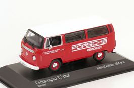 VW T2b Bus 1972-1979 "Porsche Renndienst rot / weiss"   1:43