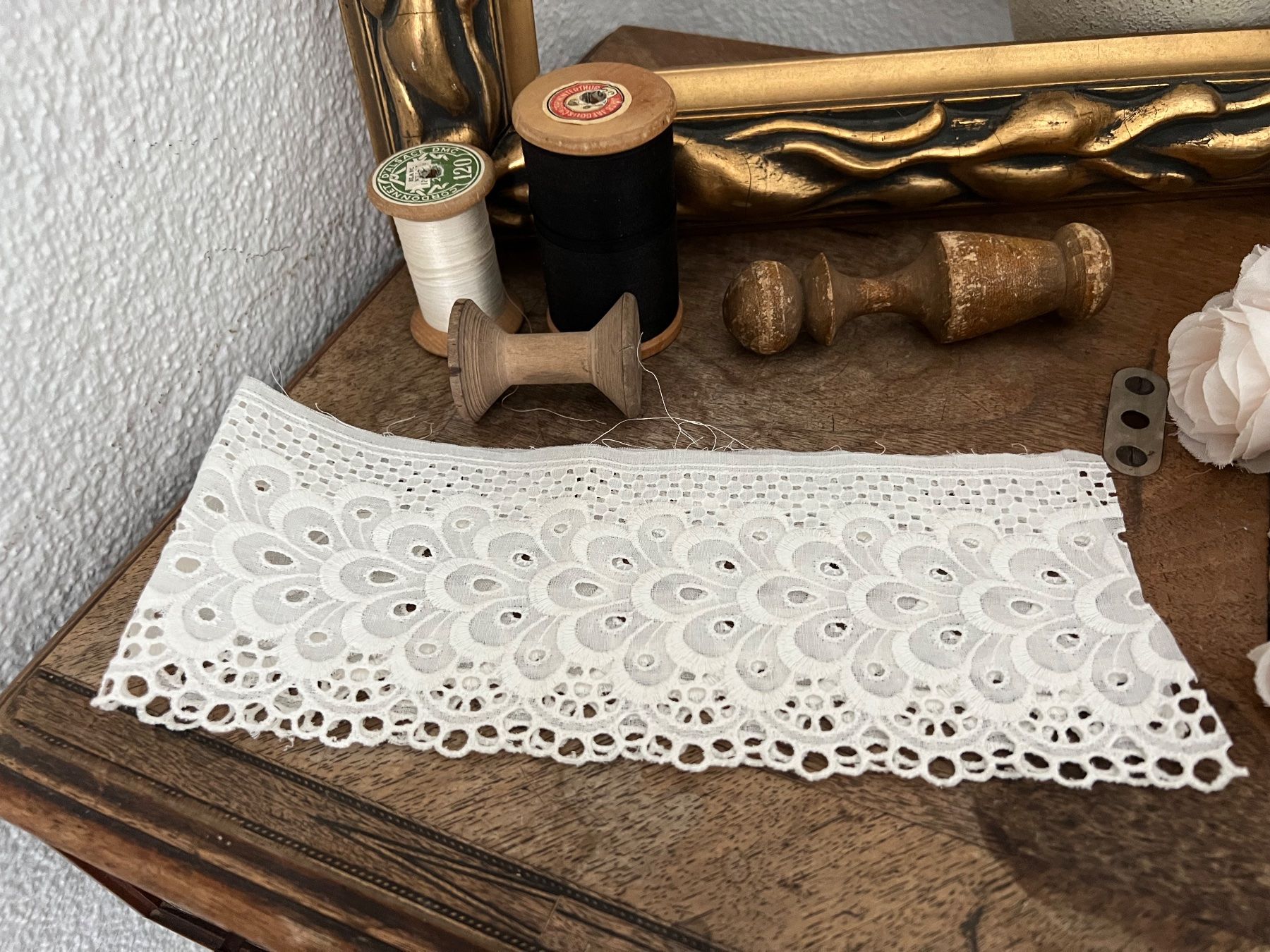 Tessuti: Alte St. Galler Spitzen - Shabby – Nuovo (secondo la descrizione) da Walzenhausen venduto da Cerna007 4