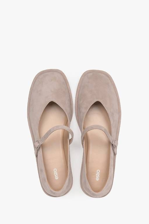 Scarpe da donna: Ballerinas aus Wildleder – Usato da Zürich venduto da YanaZam 1