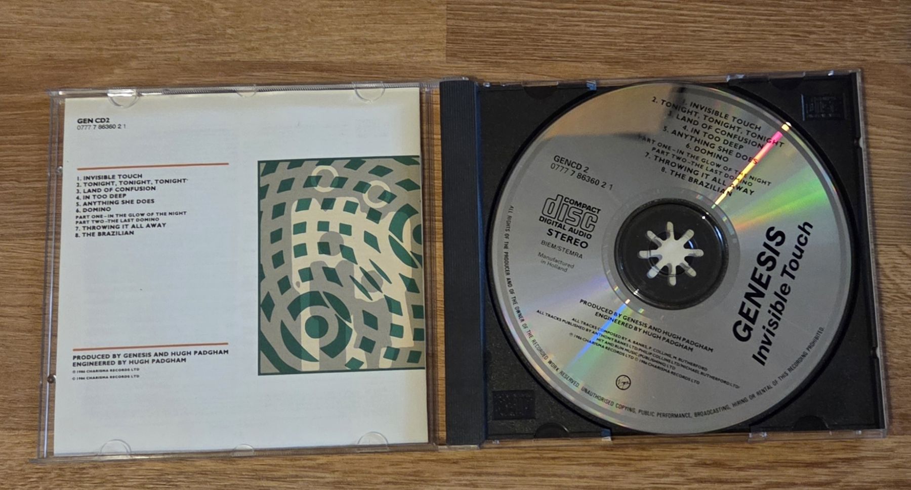CDs: Genesis – Invisible Touch CD – Gebraucht aus Winterthur von raymen74 2
