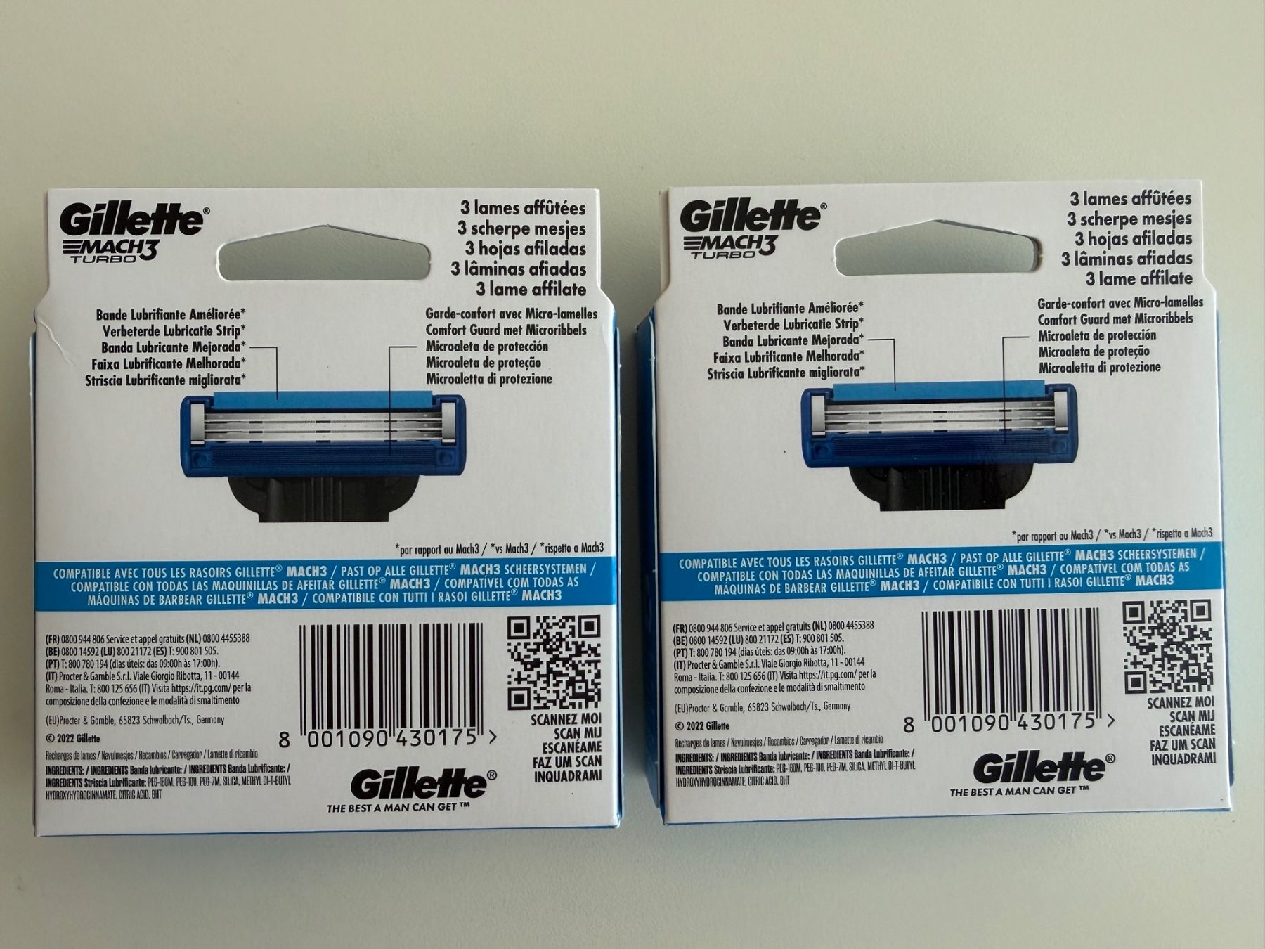 Gillette Rasoi & Lamette da barba: Gillette Mach3 Turbo, 16 pcs – Nuovo e nell'imballaggio originale da St-Gingolph venduto da GoldenKeys 1
