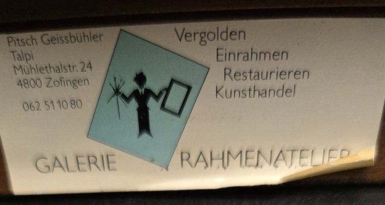 Tableaux: Ölgemälde Vitznauerstock R. Bechtold – D'occasion à Flums par Flumsantik 6