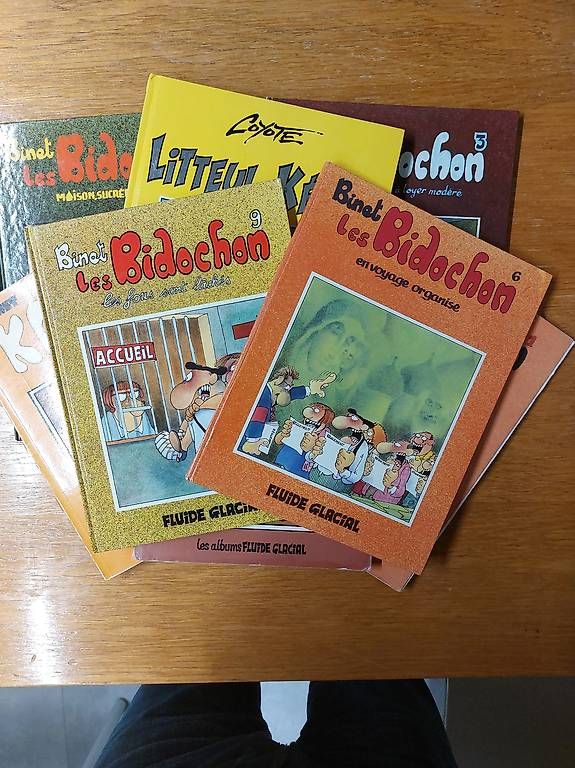 Fumetti: 9 BD's des éditions FLUIDE GLACIAL  – Usato da Martigny venduto da paquito60